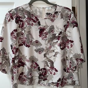 Aritzia Wilfred Blouse floral size medium